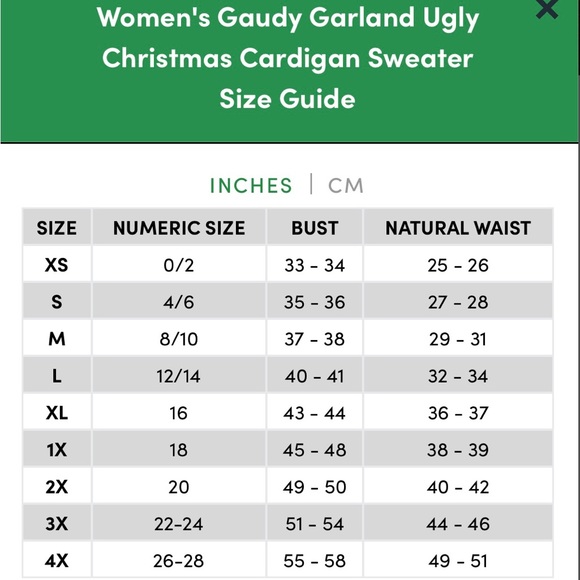 Tipsy Elves- WOMEN'S GAUDY GARLAND UGLY CHRISTMAS CARDIGAN SWEATER & Leggings - Picture 3 of 10